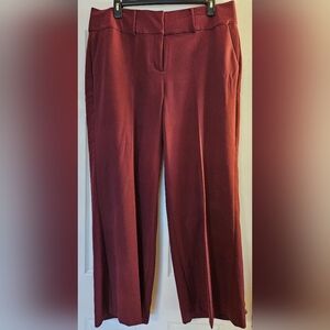Elegant Burgundy Women's Pants